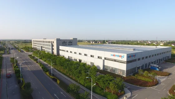 Aerial view of Mersen Changxing manufacturing site in China